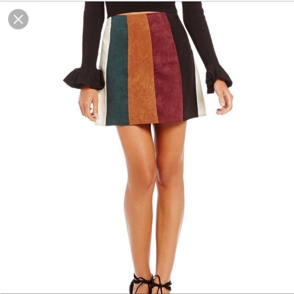 Gianni Bini Kelsey Block Skirt
